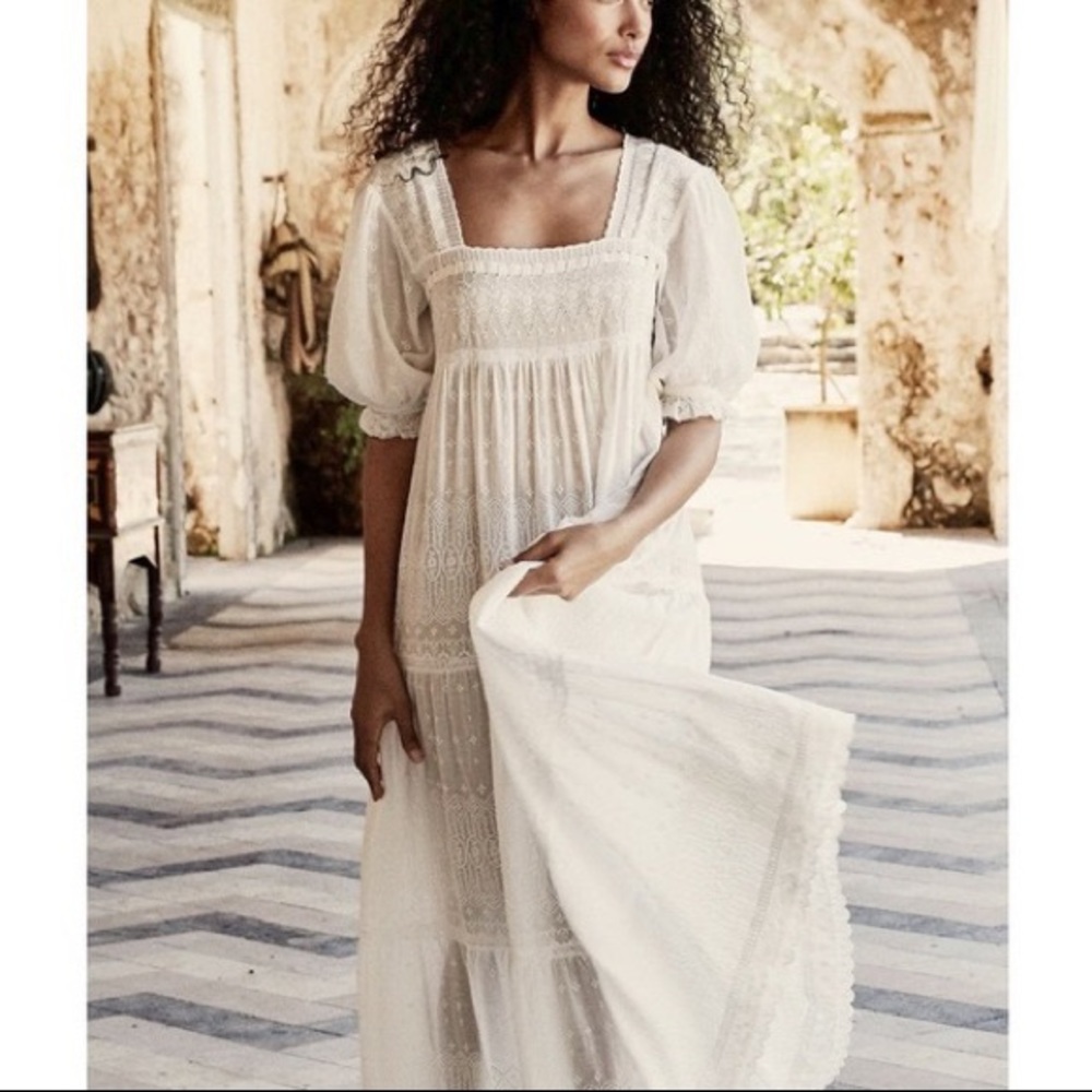 DOEN Colline dress size Medium white